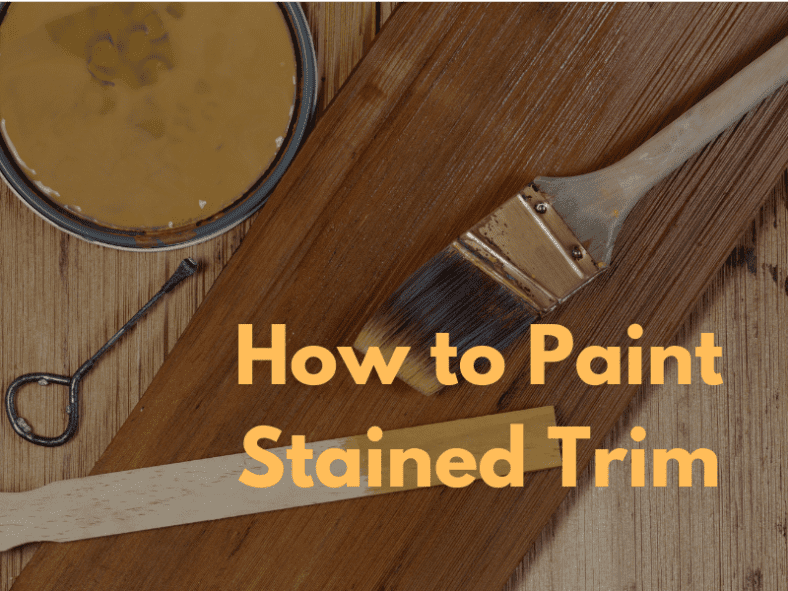 How to Paint Stained Trim Sprayer Guide