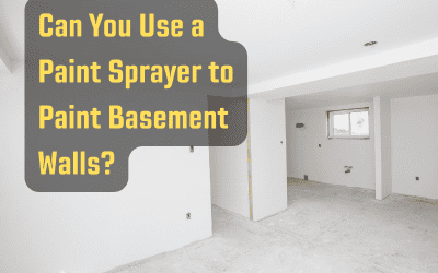 Can You Use a Paint Sprayer to Paint Basement Walls?