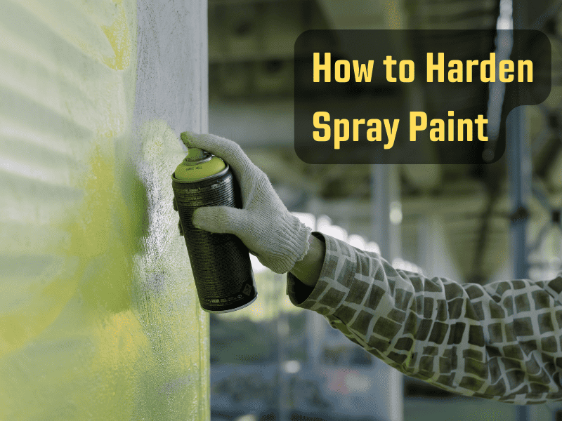 Spraying can of paint