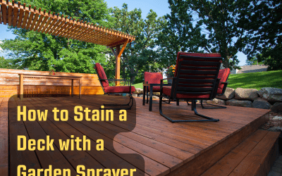How to Stain a Deck with a Garden Sprayer
