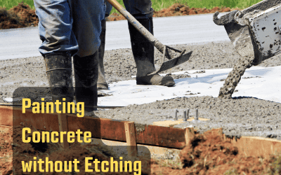 Painting Concrete without Etching